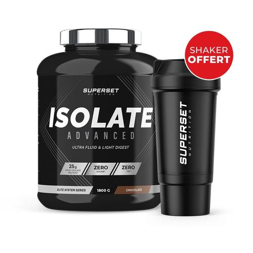 Zero Isolate Advanced (1,8kg) Chocolat - Shaker Offert|Whey Isolate|Superset Nutrition 