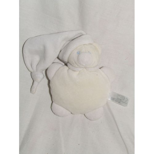 OURS LUTIN PRISCILLA LARSEN DOUDOU GRELOT 14 cm