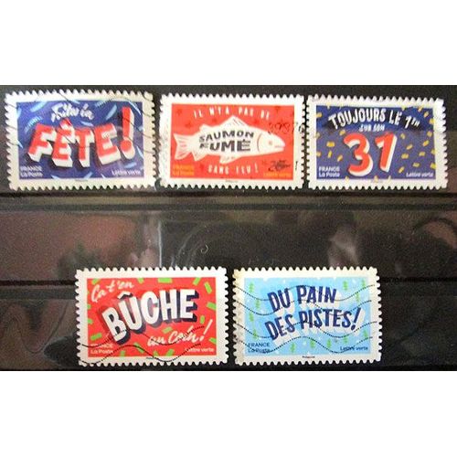 2024. Adh2491;Adh2492;Adh2495;Ad2500;Adh2502: "Les Petits Mots Pour De Grandes Fêtes".