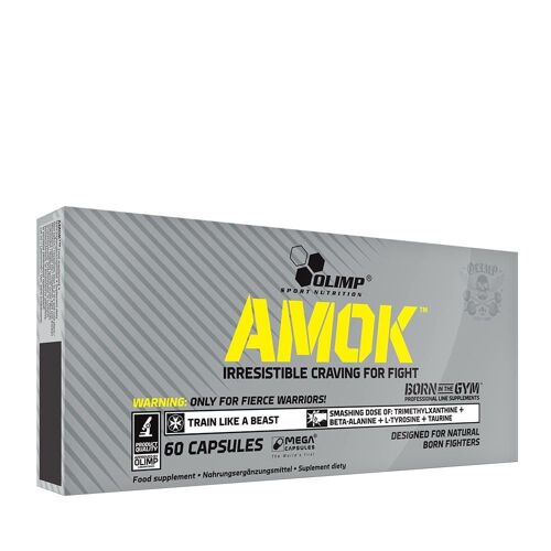 Amok (60 Caps)|Preworkout|Olimp Sport Nutrition 