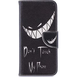 Pour Samsung Galaxy A12 / M12 Coque, Etui Housse Flip Case Coque En Cuir Motif Coloré Dessin Avec Porte Carte Magnétique Rabat Clapet Cover Étui Coque Pour Samsung Galaxy A12 / M12,Noir Blanc