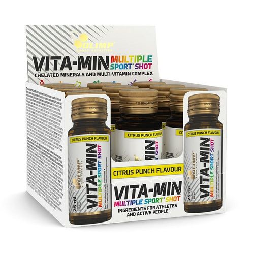 Boîte Vita-Min Multiple Sport Shot (9x25ml)|Multivitamines|Olimp Sport Nutrition 