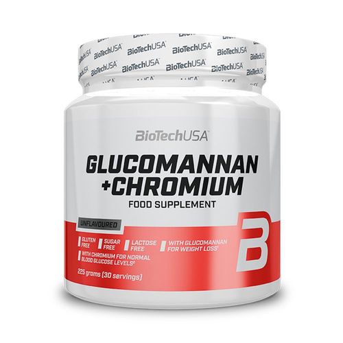 Glucomannan + Chromium (225g)|Coupe Faim|Biotech Usa 