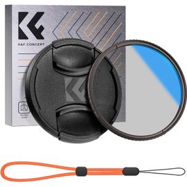 77mm Filtre polarisant CPL et Bouchon et Courroie pour Objectif Appareil Photo (K Série)