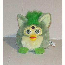 doudou furby tiger 1999 model vert peluche furby non sonore
