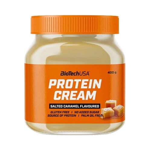 Protein Cream (400g)|Caramel Salé|Pâtes À Tartiner Protéinées|Biotech Usa 