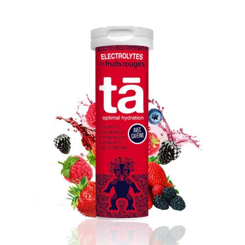 Electrolytes Optimal Hydration (12 Tabs)|Fruits Rouges + Caféine|Électrolytes Et Hydratation|T¿ Energy 