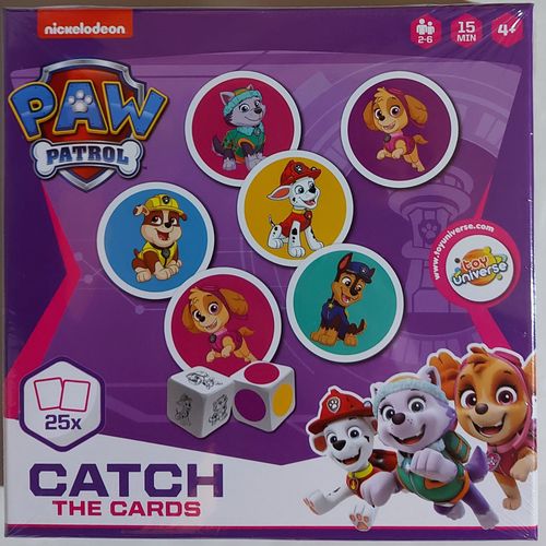 Pat Patrouille - Attrappe La Carte - Jeu D'observation Double : Personnage Et Couleur