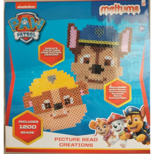  La Pat Patrouille - Perles À Repasser - Chase Et Ruben