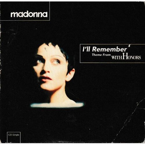Madonna I Ll Remember.Theme With Honors. U.S. Import (P) 1994 ®Sire Records Company © ®Maverick ®Warner Bros Records Made In U.S.A. Cd Rare «American Edition Limited»Cd Single De 2 Tracks «Cardsleeve»