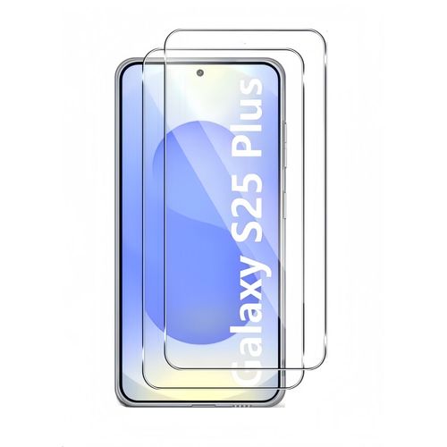 Lot de 2 Verres Trempés Pour SAMSUNG GALAXY S25+/S25 PLUS 5G.Transparent - Anti Rayures - Ultra Résistant Dureté 9H - HQSELECTION®