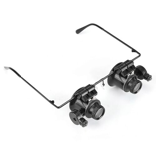 Loupe Professionnelle Pour Réparation De Montres, Loupe Grossissante X20, Outil De Bijoutier, Lentille À Lumière Led