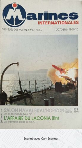 Marines Internationales 6 Octobre 1980 Mensuel Des Marines Militaires Affaire Du Laconia Salon Naval 80 À L Horizon