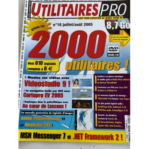 Utilitaire Pro N 18 Logiciel