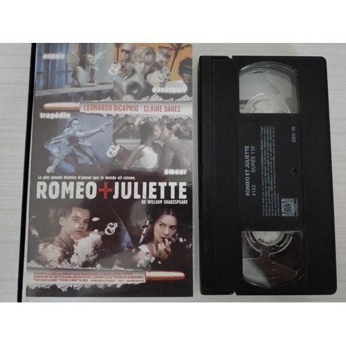 Cassette Vidéo Vhs - Roméo + Juliette - Leonardo Dicaprio