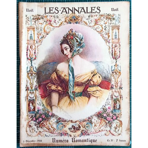 Revues Les Annales Numéro Spécial Romantisme Et Romantiques Décembre 1926 Publicités