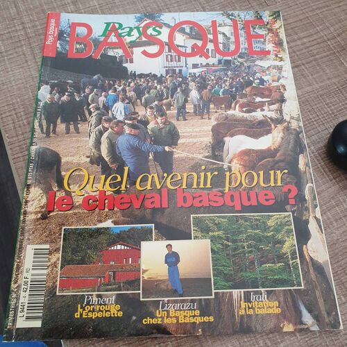 Magazine Pays Basque N°4 – Trimestriel Hiver 1996/97 – Le Cheval Basque / Lizarazu