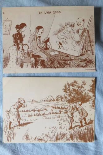 2 Cartes Postales Secrétariat D'État Aux P T T