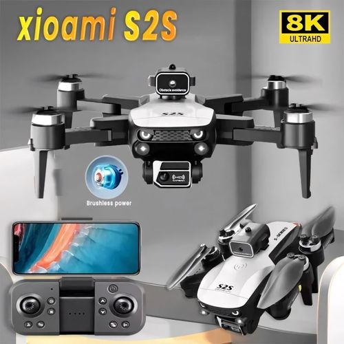 Mini Drone S2s 8k Hd 25 Min, Évitement Obstacles, Brushless, Pliable Quadrirotor-Xiaomi
