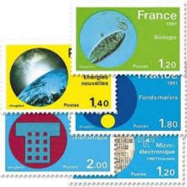 Série Grandes Réalisations : Microélectronique, Biologie, Énergies Nouvelles, Fonds Marins, Télématique Série Complète Année 1981 N° 2126 2127 2128 2129 2130 Yvert Et Tellier Luxe