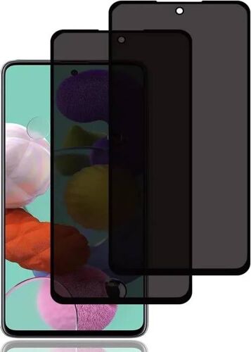 X2 Verres Trempé Pour Samsung Galaxy A36 5g / A56 5g / S24 Fe - Film Noir Anti Espion Vitre Protection Ecran