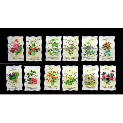 France 2024 - Série Complète De Timbres - Fleurs De Raoul Dufy N°2423 À 2434