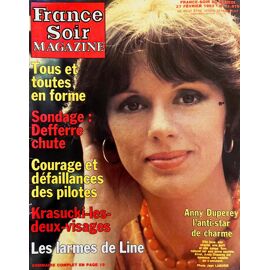 France Soir Magazine 11675 1982 Anny Duperey/Fouquet's/Tino Rossi/Line Renaud/Jane Fonda/Catherine Lara/Eric Adjani/Duteil/Clio Goldsmith/Costa Gavras/Juvet