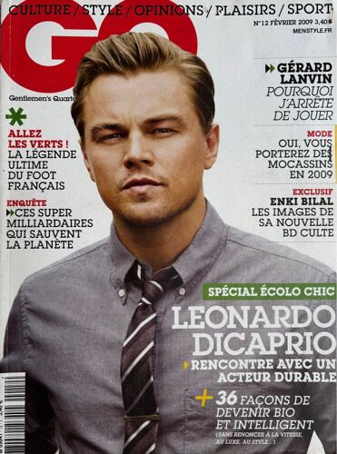 Magazine Gq Leonardo Di Caprio 2009