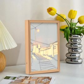 ETO- Cadre Photo Lumineux LED Peinture D'art Minimaliste Décoration