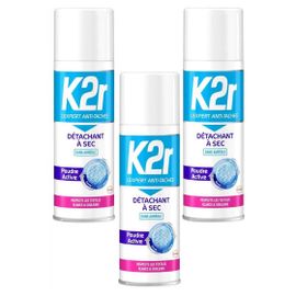 K2r Lot de 3 Détachants à sec ¿ Aérosol (200mL)