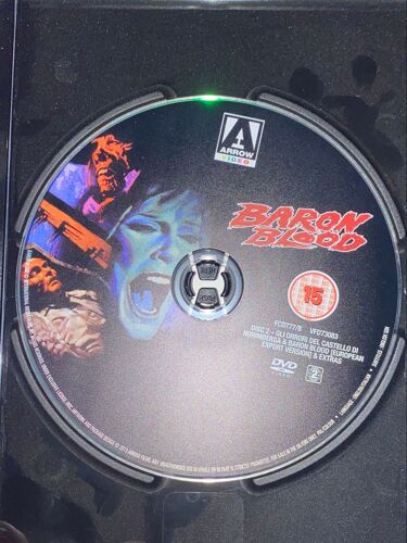 Baron Blood Dvd Mario Bava Import Uk Arrow