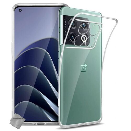 Housse etui coque silicone gel fine OnePlus 10 Pro 5G + verre trempe TRANSPARENT TPU