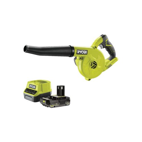 Pack RYOBI Souffleur d'atelier R18TB-0 - 18V One+ - 1 batterie 2.0Ah - 1 chargeur rapide RC18120-120