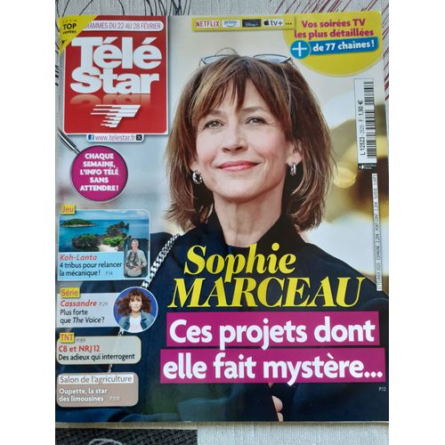 Télé Star Numéro 2525 - 22 Au 28 Février 2025 - Revue - Sophie Marceau "Ces Projets Dont Elle Fait Mystère..." - C8 Et Nrj 12 "Des Adieux Qui Interrogent" - Cassandre "Plus Forte Que The Voice".