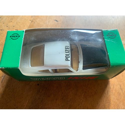 Porsche 911 Polizei Mini Gama 9734 Avec Boîte-Gama