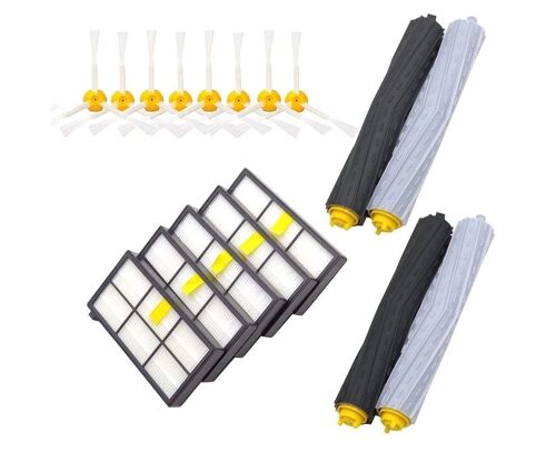 Kit de pièces de rechange pour iRobot Roomba séries 980, 990 et 900 : filtres HEPA, brosses latérales et extracteurs de débris