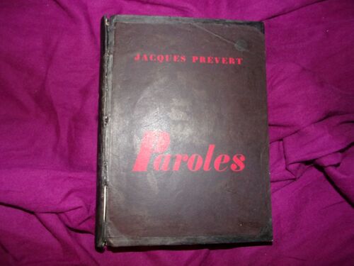 Paroles De J. Prévert, Une Des Premières Éditions De 1948