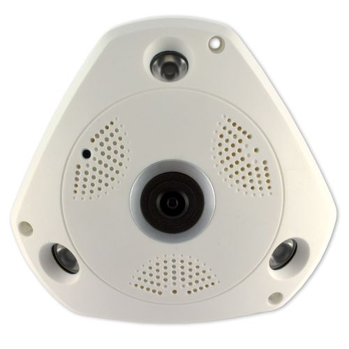 MCL - Caméra dôme IP 1 MP POE pour intérieur vue à 360°