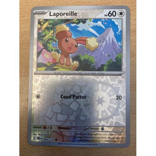 (1159) Laporeille 83/131 Pokemon 