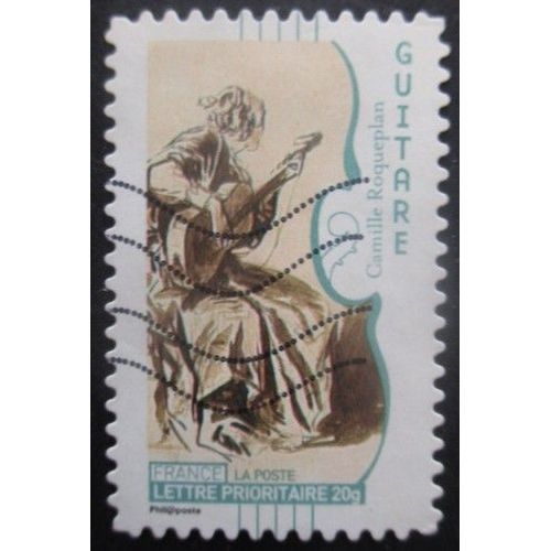 France Autoadhésif N°393 Guitare Oblitéré