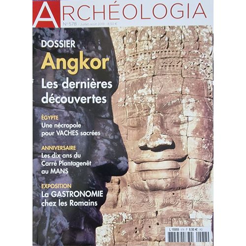 Archéologia 578 Dossier Angkor Les Dernières Découvertes / Égypte Une Nécropole Pour Vaches Sacrées