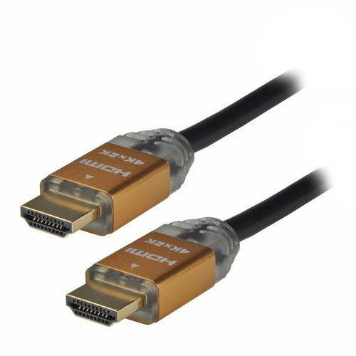 MCL - Lot de 5 Câbles HDMI High Speed Performance 4K mâle / mâle LED - 2m