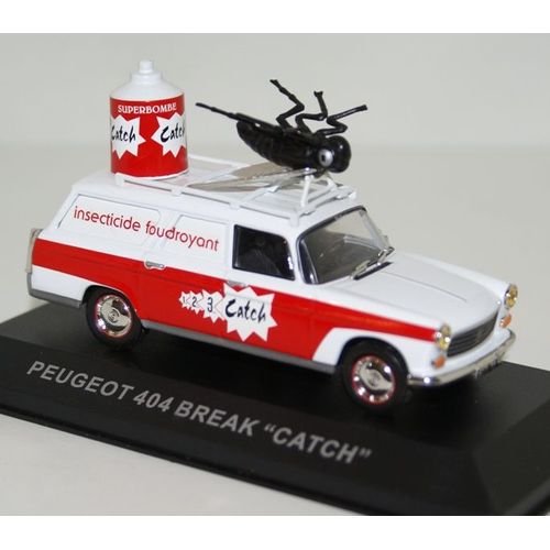 Altaya 1/43 Peugeot 404 Catch Avec Fascicule N 26 Nos Cheres Camionnettes D Antan-Altaya