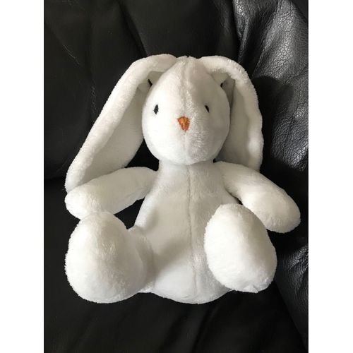 Peluche Lapin Assis  Dpam Du Pareil Au Même Doudou Peluche Blanche 20-35cm