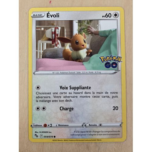 (1355) Évoli 54/78 Pokemon 
