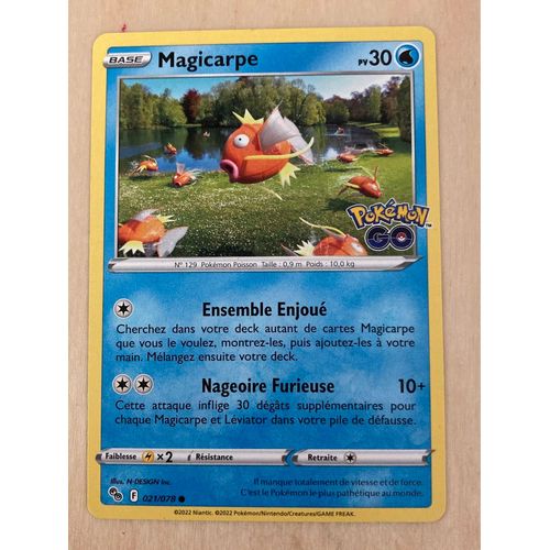 (1677) Magicarpe 21/78 Pokemon 