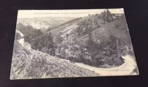 Carte Postale La Celle-Dunoise Route Du Ruisseau D'isle À La Gare En L'état Sur Les Photos