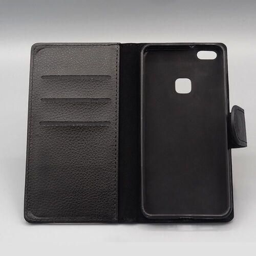 Coque Huawei P10 Lite Simili Cuir Crane Hardrock Squelette Peur Design Portable Halloween Tete De Mort Pirate Enfer Emo Symbole Rose