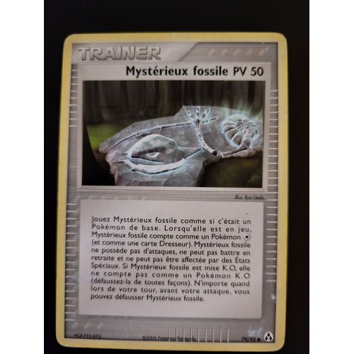 Mysterieux Fossile Pv 50 79/92 Set Ex Créateurs De Légendes