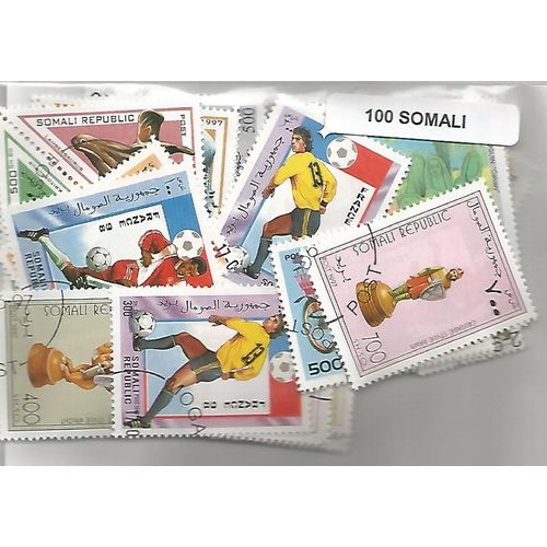 Lot 100 Timbres De Somalie